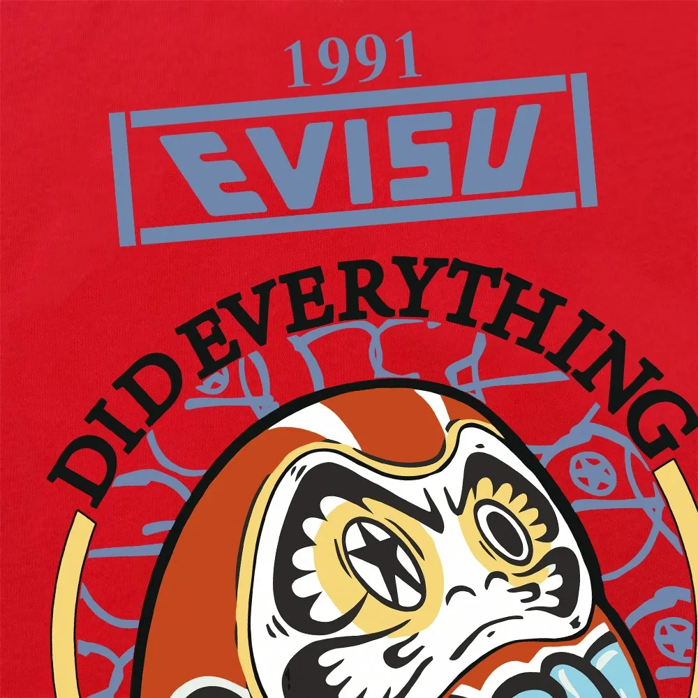 Evisu 2025New Arrival T ⚠ Quality⚠ Same Style T 。 ，Black S-XXL，White S-XXL，Gray M-XXL，Red S-XXL， Red M-XXL